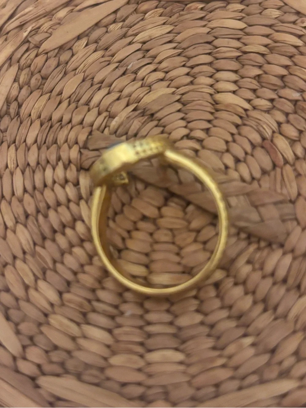 Kendra Scott Gold Horseshoe Ring with Turquoise Accent size 9